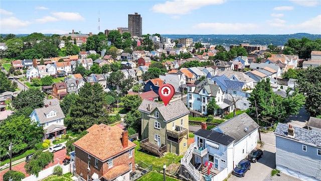 201 La Belle St, Mt Washington, PA 15211 - aerial perspective of suburban area