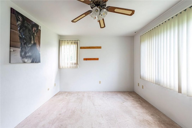 483 Twin Lakes Rd, Unity Twp, PA 15650 - carpeted spare room featuring a ceiling fan