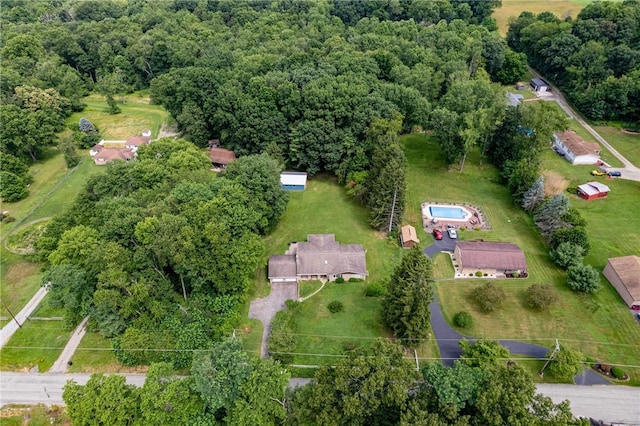 483 Twin Lakes Rd, Unity Twp, PA 15650 - aerial view of property's location with a forest