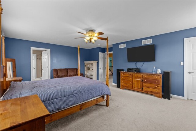 294 Connoquenessing Main St, Connoquenessing Boro, PA 16033 - bedroom with carpet floors and ceiling fan