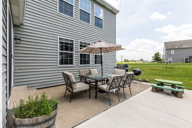294 Connoquenessing Main St, Connoquenessing Boro, PA 16033 - view of patio / terrace featuring outdoor dining space