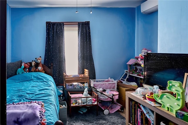 110 Pattison St, Evans City Boro, PA 16033 - bedroom featuring a wall mounted AC