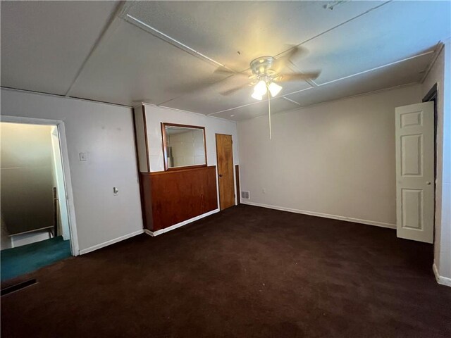 2220 Cronemeyer St, Mckeesport, PA 15132 - carpeted empty room with ceiling fan and baseboards