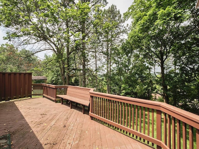376 Mcclellan Dr, Pleasant Hills, PA 15236 - deck featuring view of scattered trees