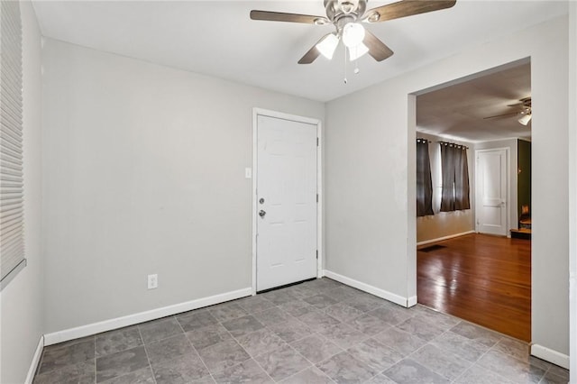 130 Pershing Blvd, Nemacolin, PA 15351 - unfurnished room with ceiling fan