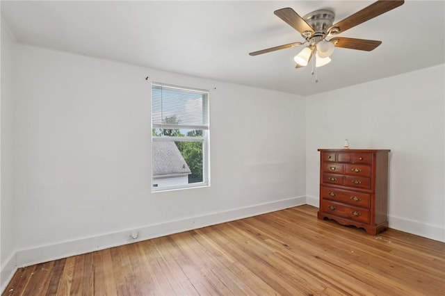 130 Pershing Blvd, Nemacolin, PA 15351 - unfurnished room featuring light wood finished floors and ceiling fan