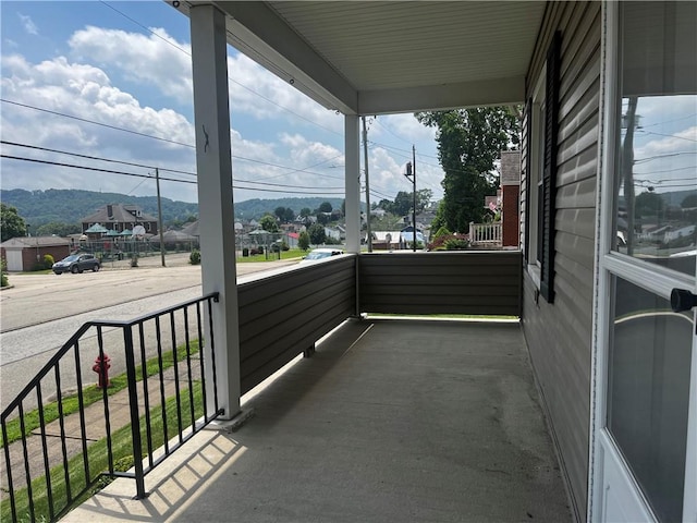 15 S 7th St, Youngwood, PA 15697 - porch featuring a mountain view