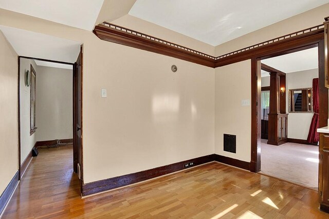 4214 Northern Pike, Monroeville, PA 15146 - empty room with wood finished floors and ornate columns