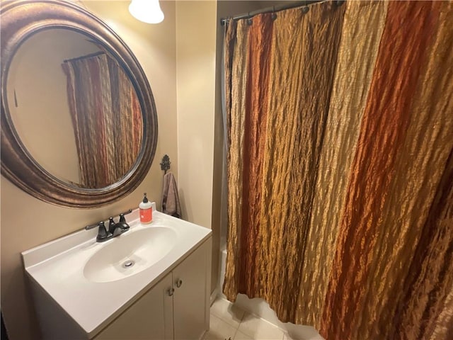 17 Evergreen, Hempfield Twp, PA 16125 - bathroom featuring vanity and tile patterned flooring