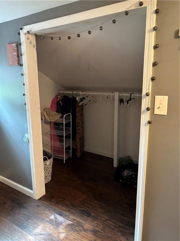 17 Evergreen, Hempfield Twp, PA 16125 - walk in closet with wood finished floors and lofted ceiling