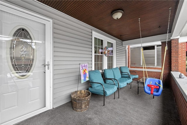435 Ohio Ave, Glassport, PA 15045 - doorway to property featuring brick siding and french doors