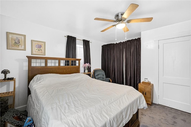 435 Ohio Ave, Glassport, PA 15045 - bedroom featuring light colored carpet and a ceiling fan