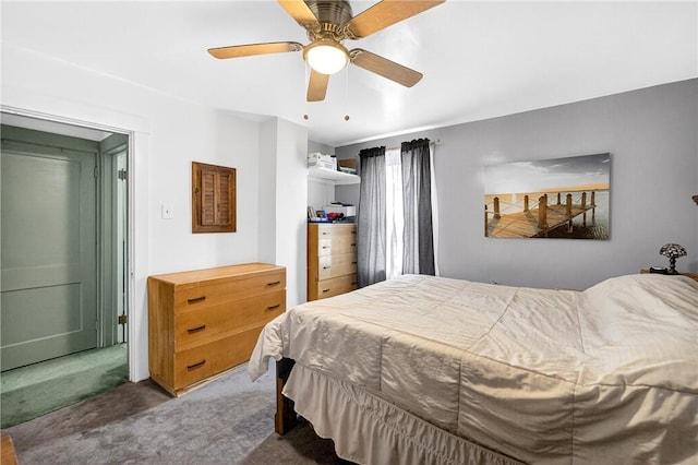435 Ohio Ave, Glassport, PA 15045 - bedroom featuring carpet flooring and a ceiling fan