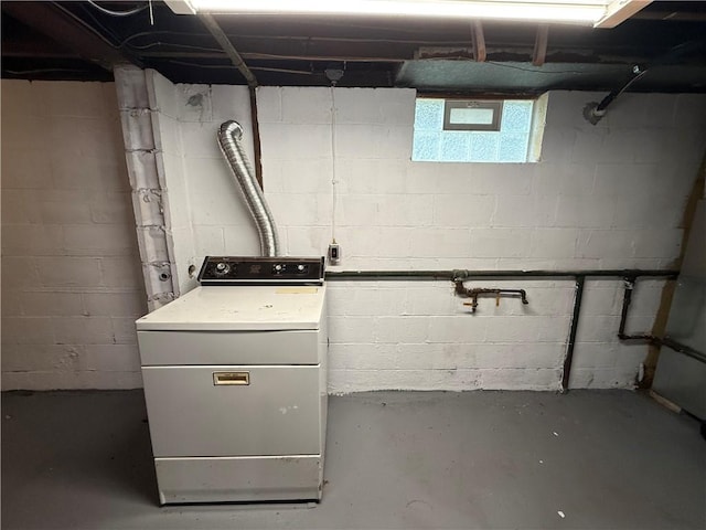 3170 Dutch Ridge Rd, Brighton Twp, PA 15009 - below grade area featuring washer / clothes dryer
