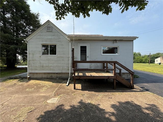 3170 Dutch Ridge Rd, Brighton Twp, PA 15009 - back of house featuring a deck