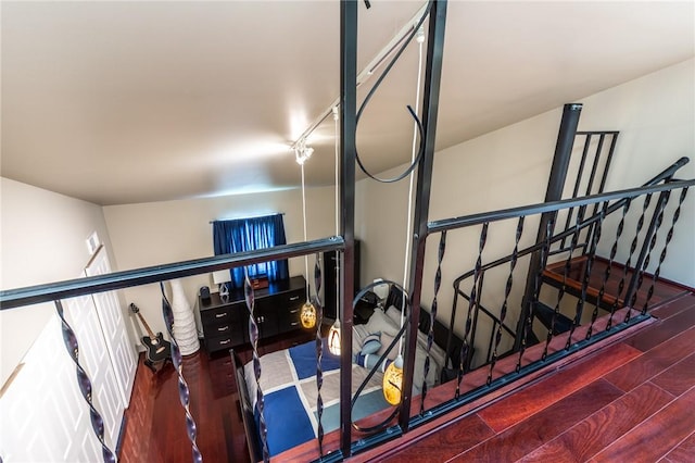 2207 Kenzie Dr, Robinson Twp, PA 15205 - stairway with wood finished floors