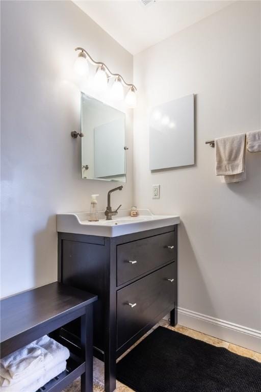 2207 Kenzie Dr, Robinson Twp, PA 15205 - bathroom with vanity and baseboards