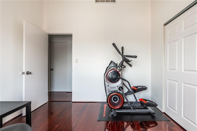 2207 Kenzie Dr, Robinson Twp, PA 15205 - workout area featuring wood finished floors