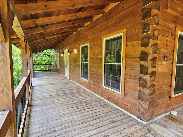 459 Big Knob Rd, New Sewickley Twp, PA 15074 - view of deck