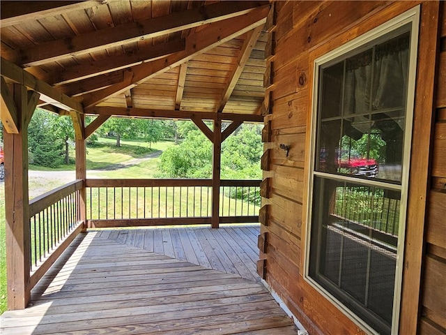 459 Big Knob Rd, New Sewickley Twp, PA 15074 - view of wooden deck