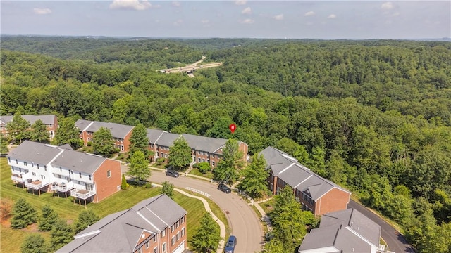 371 Marshall Heights Dr, Marshall, PA 15090 - aerial perspective of suburban area with a forest