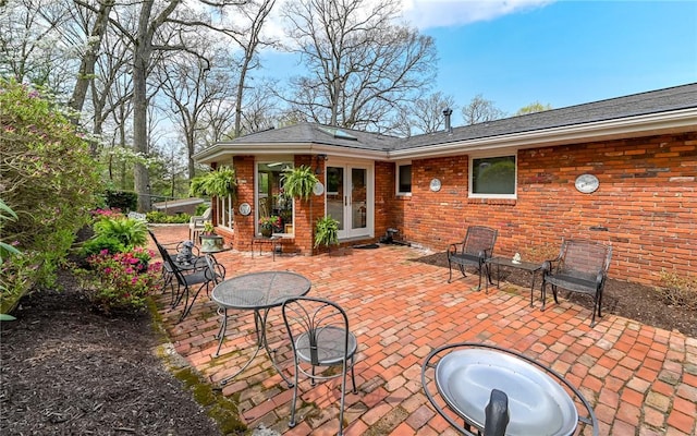 130 Killarney Rd, Pine Twp, PA 15090 - view of patio / terrace featuring french doors