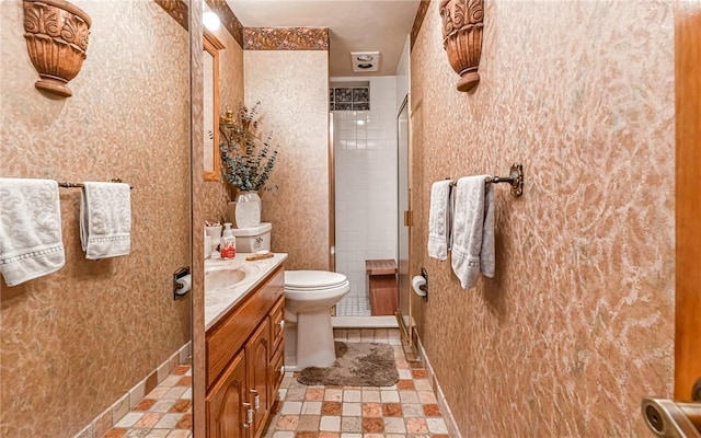 130 Killarney Rd, Pine Twp, PA 15090 - bathroom with vanity and a shower stall