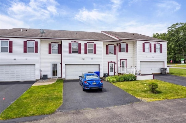103 Sparrow Ln, Buffalo Twp, PA 16055 - townhome / multi-family property with asphalt driveway, an attached garage, and a front lawn