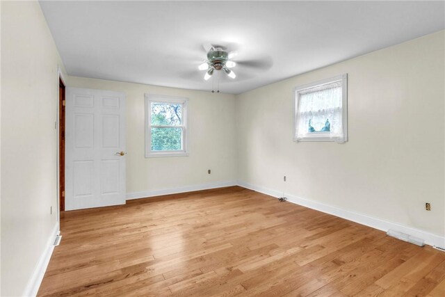 3405 Willett Rd, Baldwin Boro, PA 15227 - unfurnished bedroom featuring light wood-type flooring and a ceiling fan