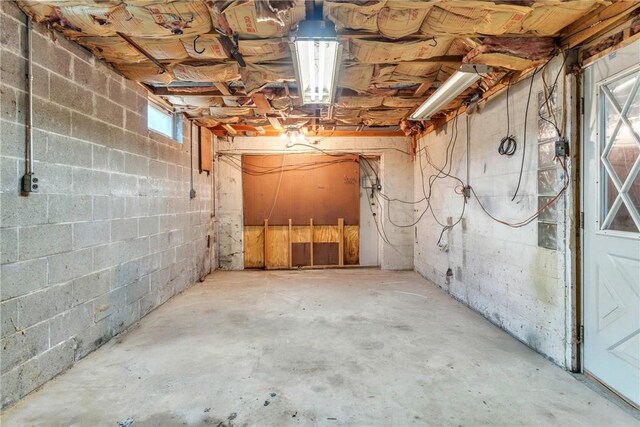 3405 Willett Rd, Baldwin Boro, PA 15227 - below grade area with concrete block wall