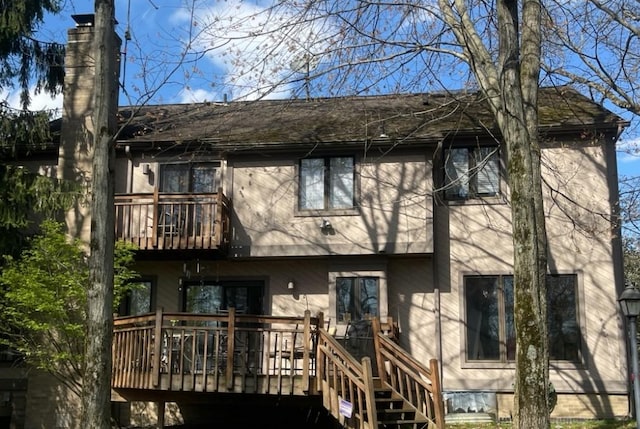 505 Colony Ct, Richland, PA 15044 - back of property featuring a deck and a balcony