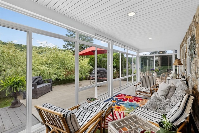 160 Railroad St, Hempfield Twp, PA 15665 - sunroom featuring healthy amount of natural light and an outdoor living space
