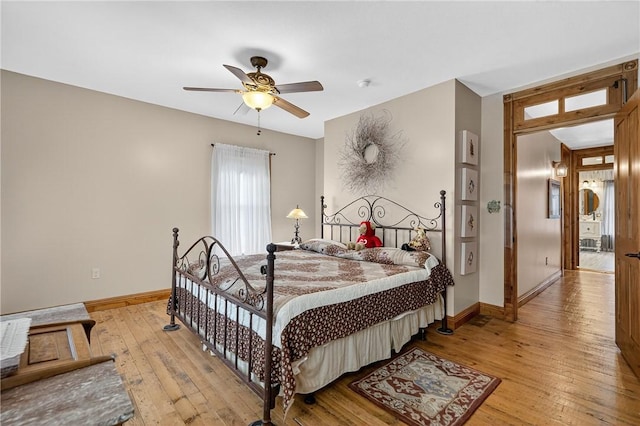 160 Railroad St, Hempfield Twp, PA 15665 - bedroom featuring light wood-style flooring and a ceiling fan