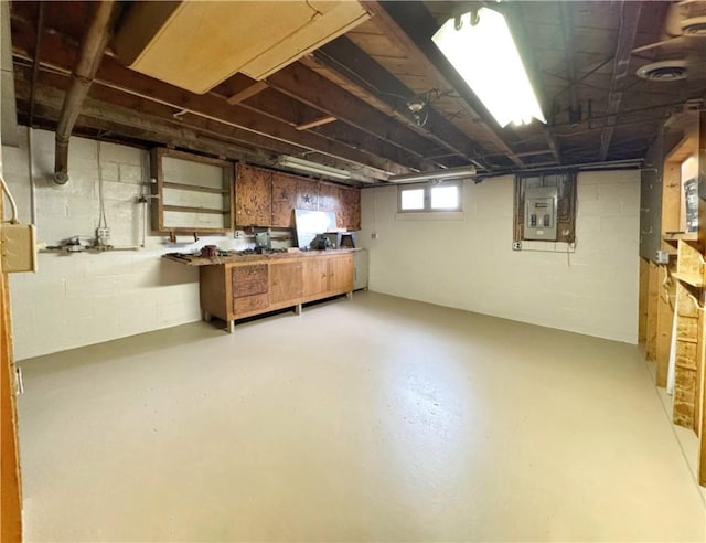 1215 Center Rd, Monaca, PA 15061 - basement featuring electric panel