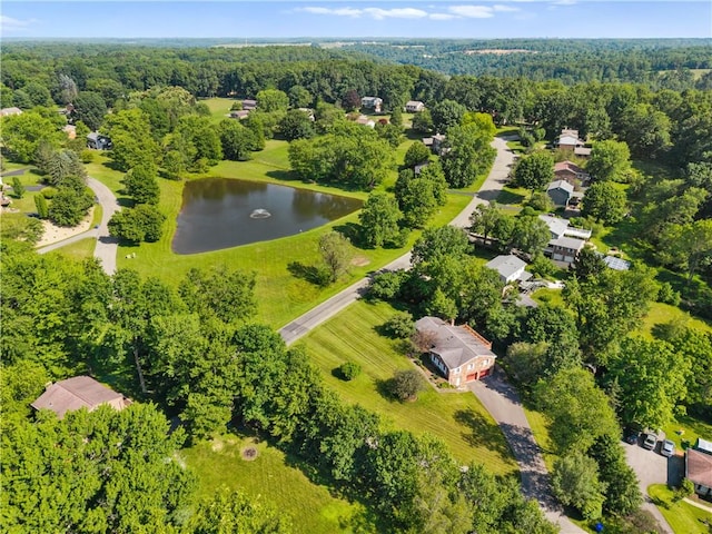 1222 Lakevue Dr, Penn Twp, PA 16002 - aerial view of a large body of water and a heavily wooded area