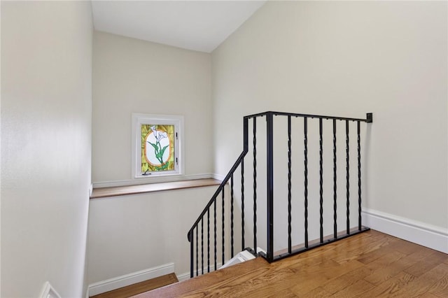 200 Neville, Edgeworth, PA 15143 - stairway featuring wood finished floors and baseboards