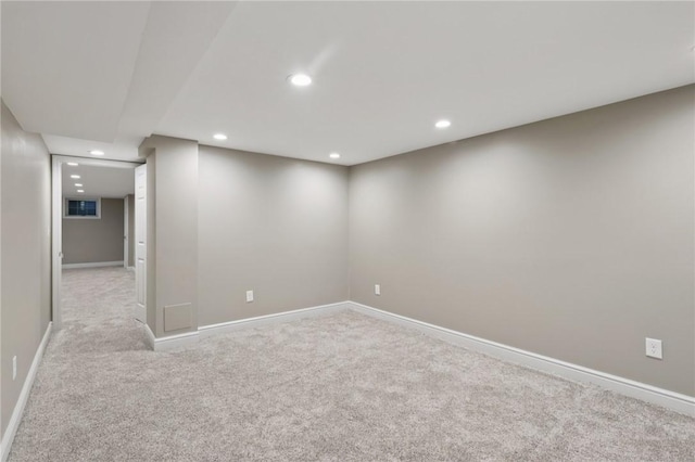 200 Neville, Edgeworth, PA 15143 - spare room with light carpet and recessed lighting