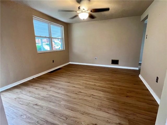 3329 Recker Dr, Baldwin Boro, PA 15227 - spare room featuring wood finished floors and ceiling fan