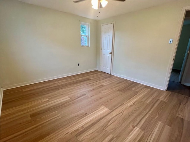 3329 Recker Dr, Baldwin Boro, PA 15227 - unfurnished room with a ceiling fan and wood finished floors