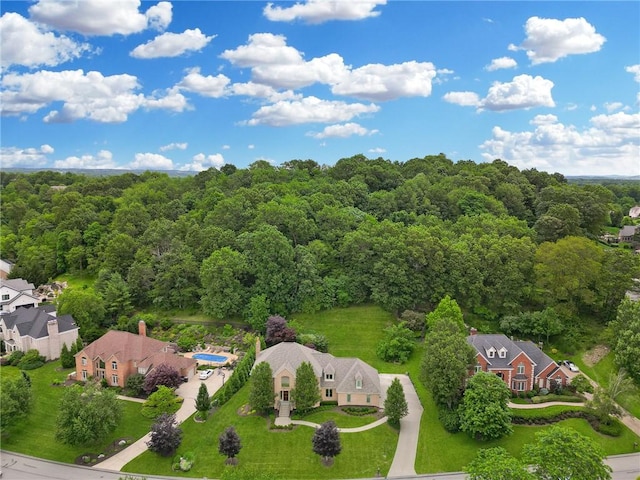 522 Salem Hts, Pine Twp, PA 15044 - aerial perspective of suburban area featuring a heavily wooded area