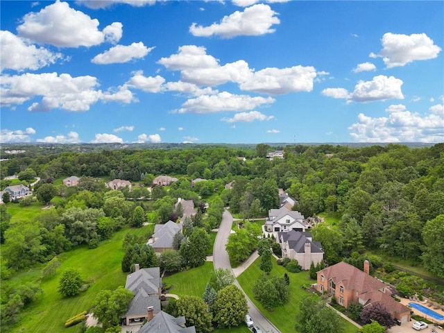 522 Salem Hts, Pine Twp, PA 15044 - aerial perspective of suburban area with a heavily wooded area
