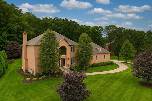 522 Salem Hts, Pine Twp, PA 15044 - view of front of house with a front lawn and brick siding