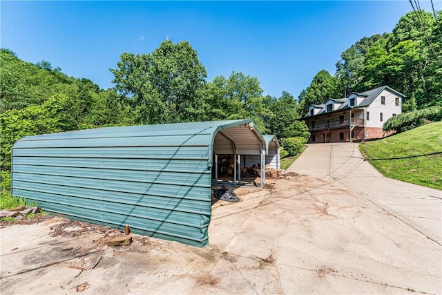 479 Bell Run Rd, Waynsbrg/Frankln Twp, PA 15362 - view of outdoor structure with a detached carport