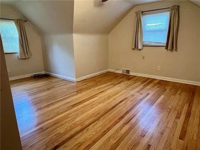 716 Vallevista Ave, Mt Lebanon, PA 15234 - additional living space featuring wood finished floors, lofted ceiling, and ceiling fan