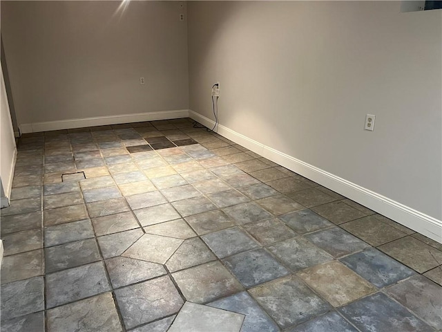 716 Vallevista Ave, Mt Lebanon, PA 15234 - unfurnished room featuring baseboards and stone finish floors