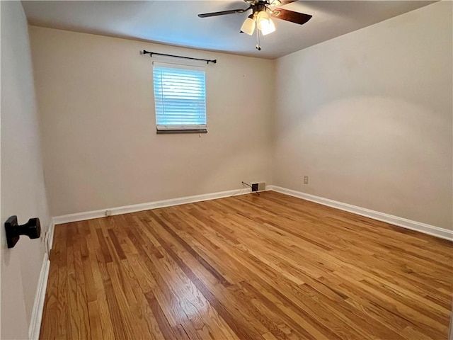 716 Vallevista Ave, Mt Lebanon, PA 15234 - empty room with light wood-style flooring and ceiling fan