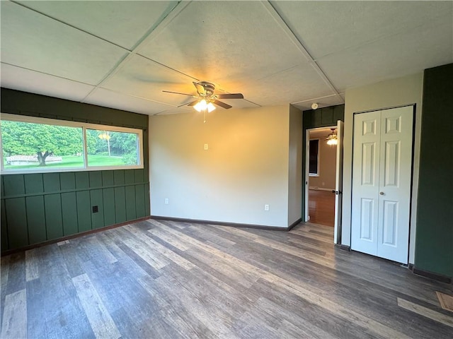 81 Baltimore St, Irwin, PA 15642 - unfurnished room with ceiling fan and wood finished floors