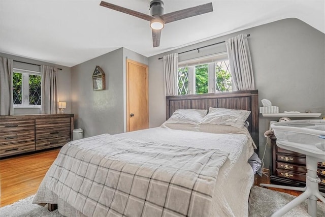 310 Glaser Ave, Bellevue, PA 15202 - bedroom featuring wood finished floors and ceiling fan