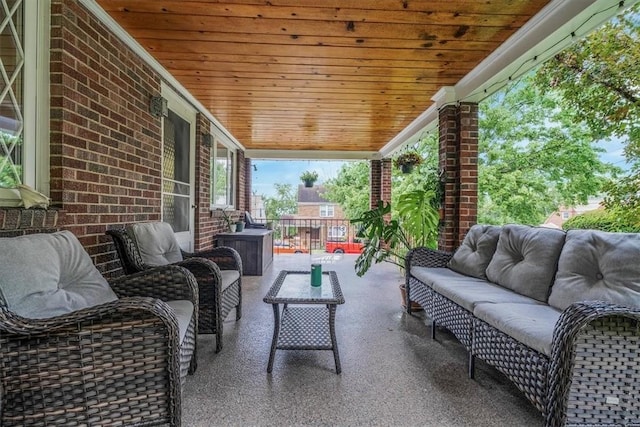 310 Glaser Ave, Bellevue, PA 15202 - view of patio / terrace featuring outdoor lounge area