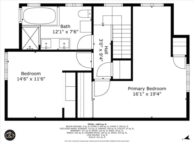310 Glaser Ave, Bellevue, PA 15202 - view of floor plan / room layout